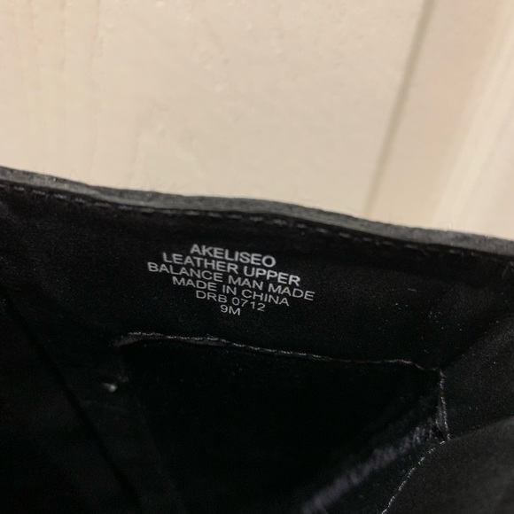 Anne Klein BNIB - black leather boots Sz 9 - Picture 3 of 13